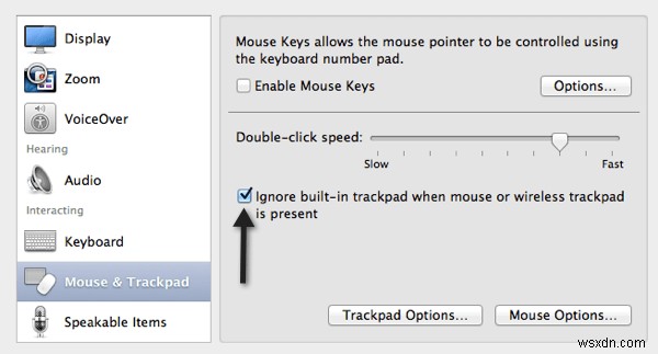 Tắt Trackpad/Touchpad trên Mac và PC