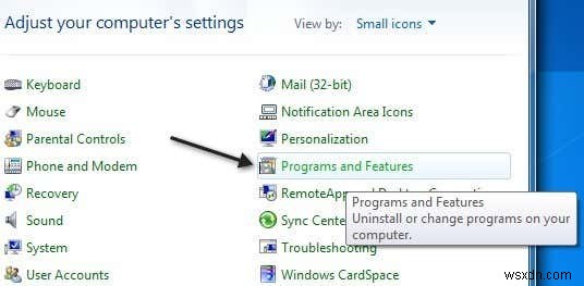 Gỡ cài đặt và cài lại Internet Explorer trong Windows 7