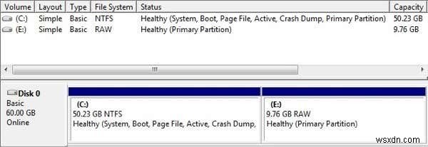 Gộp hai phân vùng (Merge Partitions) trong Windows 7/8/10