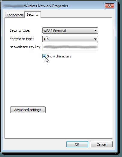 Truy xuất khóa bảo mật mạng không dây (Wireless Network Security Key) trong Windows