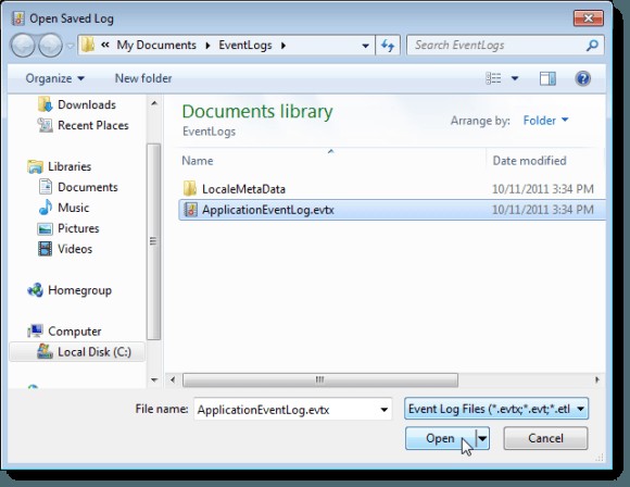 Xuất, Xóa và Tăng kích thước Event Logs trong Windows