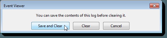 Xuất, Xóa và Tăng kích thước Event Logs trong Windows