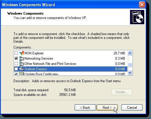 Bật/Tắt tính năng Windows (Enable/Disable Windows Features)