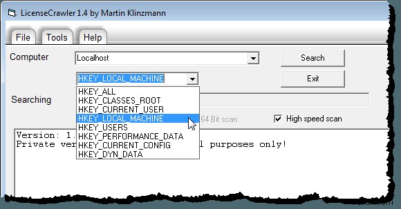 Khôi phục License Key phần mềm đã cài đặt
