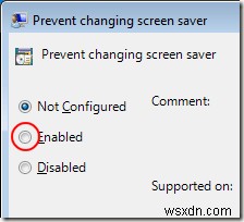 Ngăn người dùng đổi Screen Saver/Lock Screen trong Windows