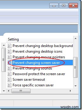 Ngăn người dùng đổi Screen Saver/Lock Screen trong Windows