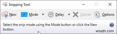 Dùng Windows Snipping Tool chụp Popup Menu