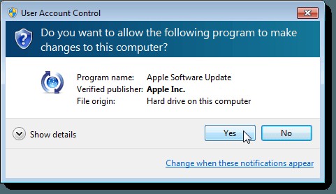 Cập nhật trình duyệt Safari của Apple trên Windows
