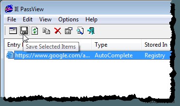Xem, Sao Lưu và Xóa Mật Khẩu Đã Lưu trong Internet Explorer