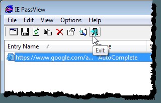 Xem, Sao Lưu và Xóa Mật Khẩu Đã Lưu trong Internet Explorer