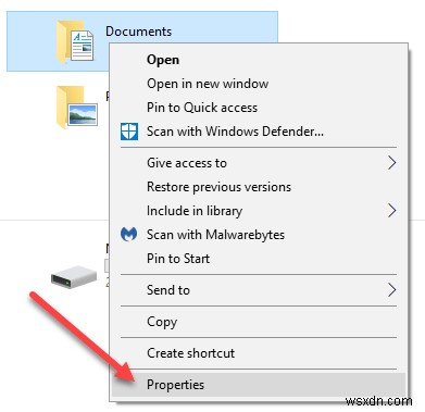 Thay Đổi Vị Trí Thư Mục Người Dùng Trong Windows