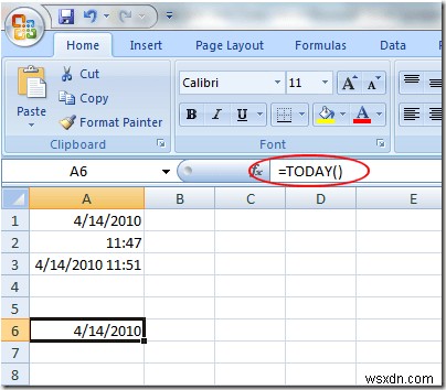 Nhanh Chóng Thêm Dấu Thời Gian Vào Worksheet Excel