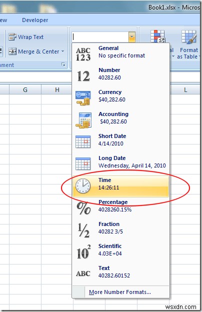 Nhanh Chóng Thêm Dấu Thời Gian Vào Worksheet Excel