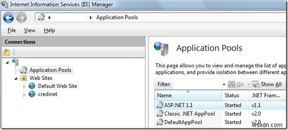 Sửa Lỗi “Calling LoadLibraryEx on ISAPI filter c:\…isapi.dll failed”