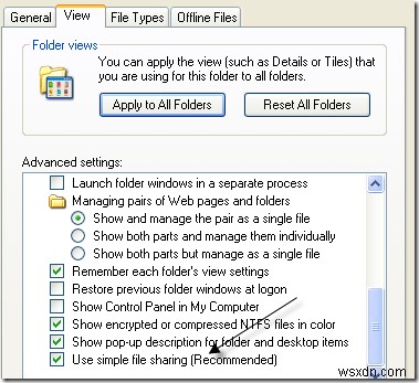 Simple File Sharing Là Gì Và Cách Tắt Nó