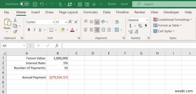 Cách Sử Dụng Hàm PMT Trong Excel