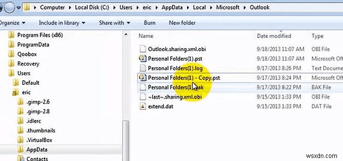 Cách Khôi Phục File Đã Xóa Từ File PST Trong Outlook