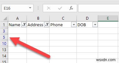 Cách Xóa Dòng Trống Trong Excel