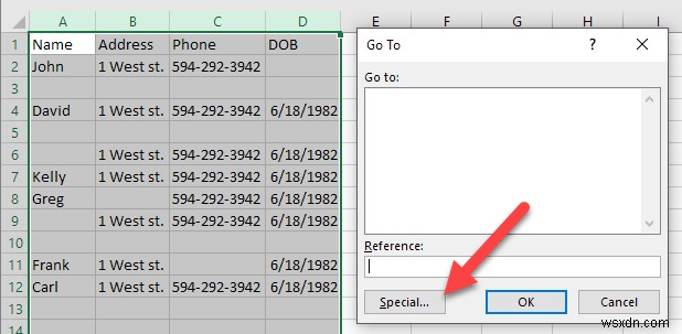 Cách Xóa Dòng Trống Trong Excel