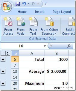 Nhóm Hàng Và Cột Trong Worksheet Excel