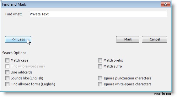 Ẩn Dữ Liệu Mật Trong Tài Liệu Word 2007/2010