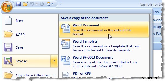 Ẩn Dữ Liệu Mật Trong Tài Liệu Word 2007/2010