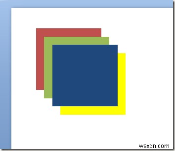 Cách xếp chồng đối tượng trong bài thuyết trình PowerPoint
