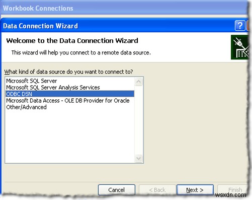 Kết nối Excel với MySQL