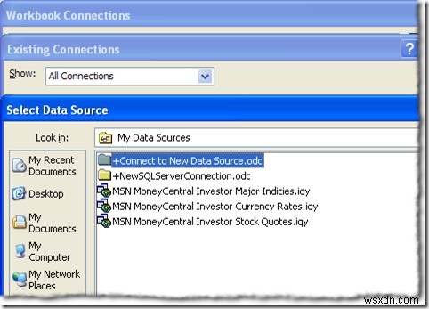 Kết nối Excel với MySQL