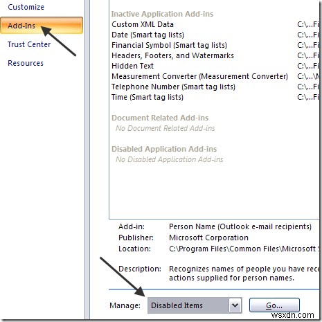 Khắc phục lỗi kiểm tra chính tả Outlook không hoạt động