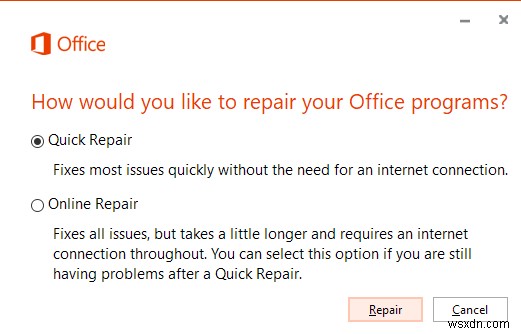 Khắc phục lỗi kiểm tra chính tả Outlook không hoạt động