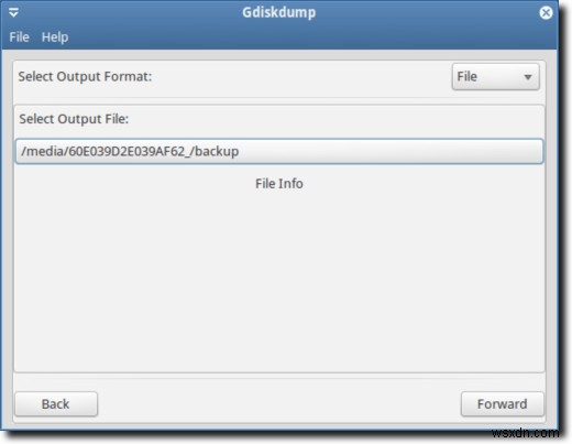Sử dụng lệnh Linux dd với giao diện đồ họa đơn giản