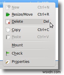 Chỉnh sửa phân vùng với KDE Partition Manager