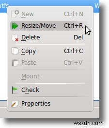 Chỉnh sửa phân vùng với KDE Partition Manager