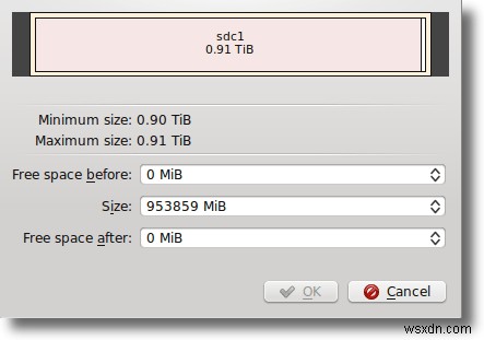 Chỉnh sửa phân vùng với KDE Partition Manager