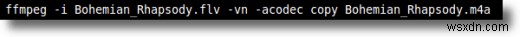Dùng FFmpeg dễ dàng trích xuất âm thanh từ file FLV