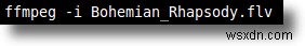 Dùng FFmpeg dễ dàng trích xuất âm thanh từ file FLV