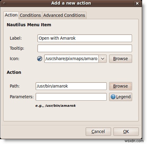 Thêm phím tắt vào menu chuột phải (Context Menu) trong Ubuntu