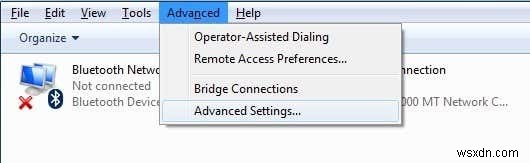 Buộc Windows 7 dùng kết nối có dây thay vì WiFi