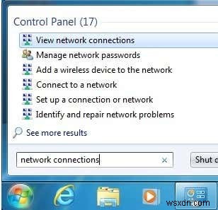 Buộc Windows 7 dùng kết nối có dây thay vì WiFi