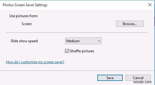 Cách cấu hình màn hình chụp ảnh Slideshow bằng GPO