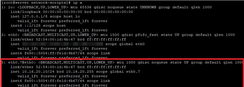 Thêm giao diện VLAN trong CentOS/Fedora/RHEL