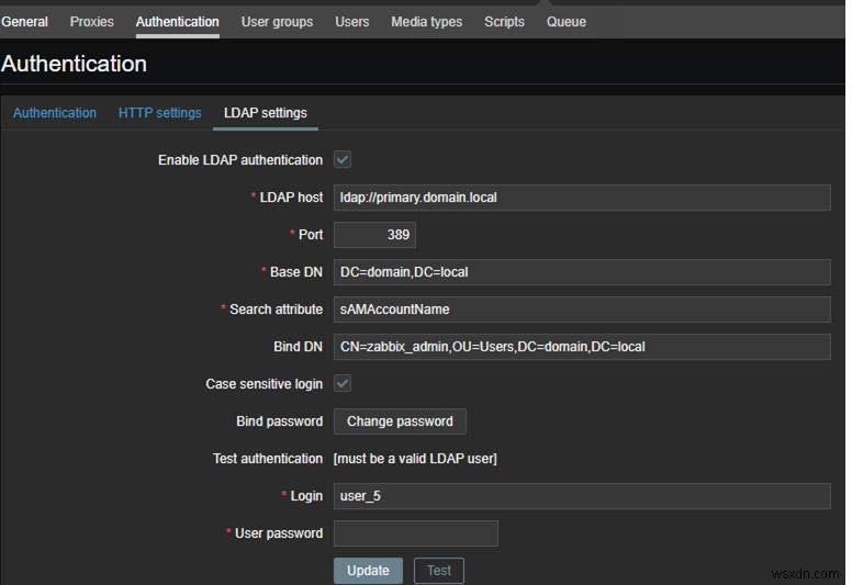 Zabbix: Xác thực Đơn (SSO) với Active Directory bằng Kerberos