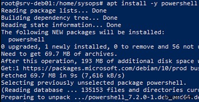 Cài đặt PowerShell Core trên các bản phân phối Linux