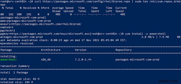 Cài đặt PowerShell Core trên các bản phân phối Linux