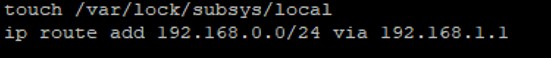 Cấu hình Routing trên Linux (RHEL/CentOS)