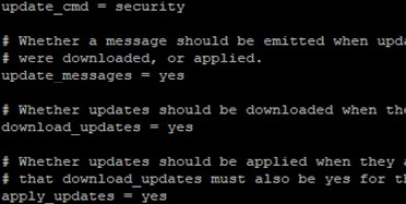 Bật cập nhật gói tự động trên RHEL/CentOS