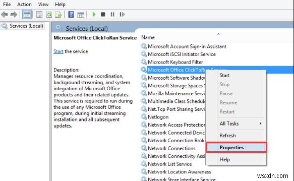 Khắc phục lỗi Microsoft Office Click-to-Run chiếm ổ cứng cao (100%) trên Windows 10