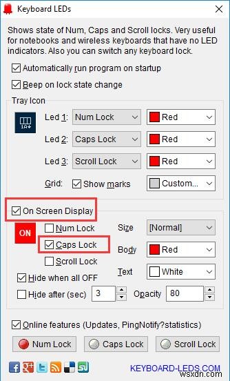 Khắc phục: Mất chỉ báo Caps Lock trên bàn phím Windows 10, 8, 7