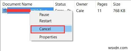 Khắc phục: Không xóa được hàng đợi in ấn trên Windows 10 và 11